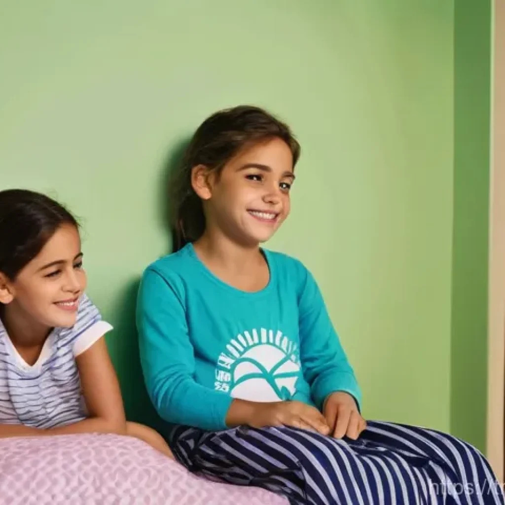 가정 내 규율 설정 방법 - **Prompt 1: Morning Routine & Self-Discipline**
"A brightly lit, cozy children's bedroom in the ...