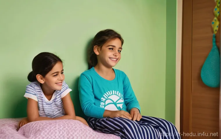 가정 내 규율 설정 방법 - **Prompt 1: Morning Routine & Self-Discipline**
"A brightly lit, cozy children's bedroom in the ...